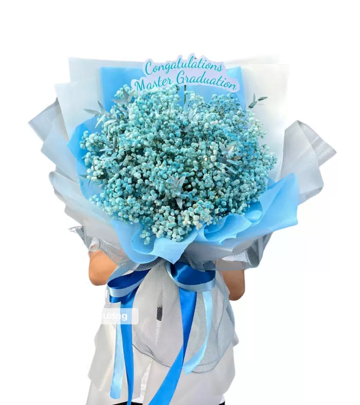 Hoa Và Bạn – bó hoa baby gam xanh