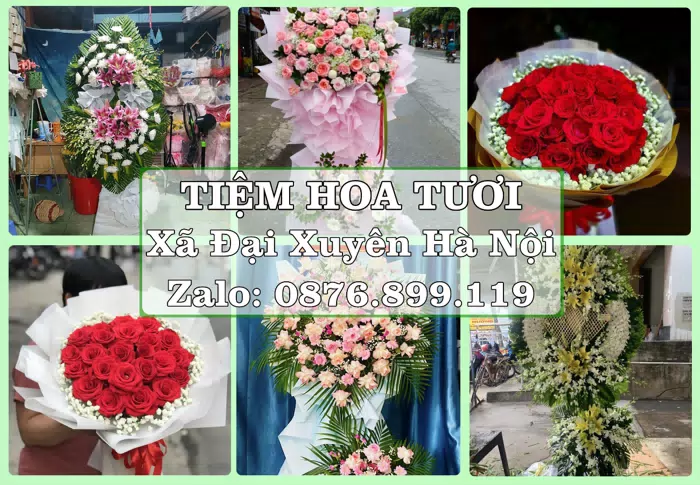 Shop hoa tươi tại Xã Đại Xuyên Hà Nội – Từ bó hoa tặng đến giỏ trái cây biếu · ảnh 1