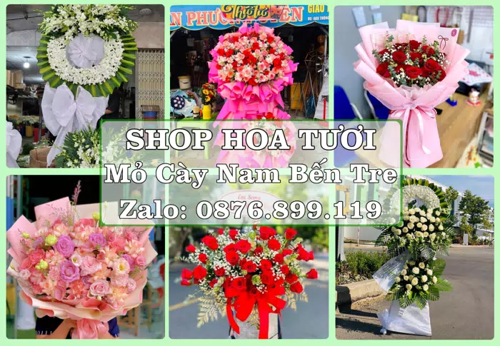 Shop hoa tươi tại Mỏ Cày Nam Bến Tre – Gửi lời quan tâm bằng hoa và trái cây · ảnh 1