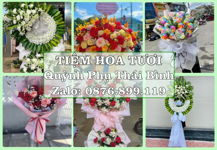 Shop hoa tươi tại Quỳnh Phụ Thái Bình – Gửi lời quan tâm bằng hoa và trái cây · ảnh 1
