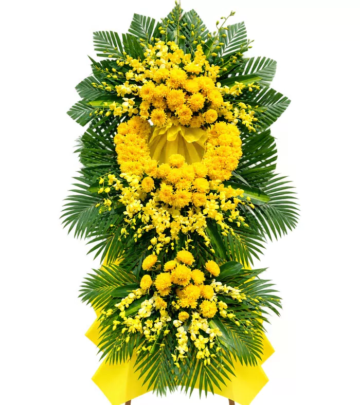 An Nhiên – kệ hoa phân ưu vàng