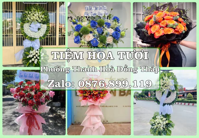 Shop hoa tươi tại Phường Thanh Hoà Đồng Tháp – Từ bó hoa tặng đến giỏ trái cây biếu · ảnh 1