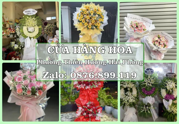 Shop hoa tươi tại Phường Thiên Hương Hải Phòng – Gửi lời quan tâm bằng hoa và trái cây · ảnh 1