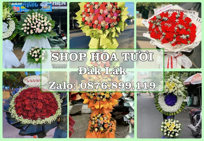 Shop hoa tươi tại Đăk Lăk – Từ bó hoa tặng đến giỏ trái cây biếu · ảnh 1