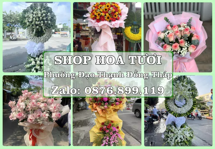 Shop hoa tươi tại Phường Đạo Thạnh Đồng Tháp – Gửi lời quan tâm bằng hoa và trái cây · ảnh 1