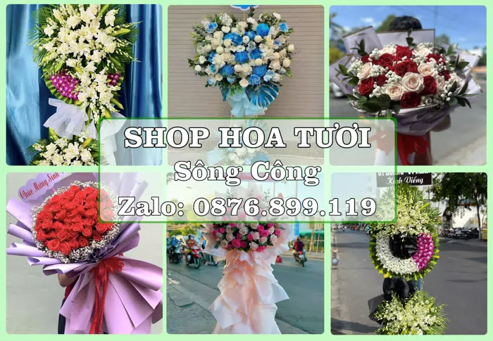 Shop hoa tươi tại Sông Công – Chọn hoa, chọn giỏ quà thật chu đáo · ảnh 1
