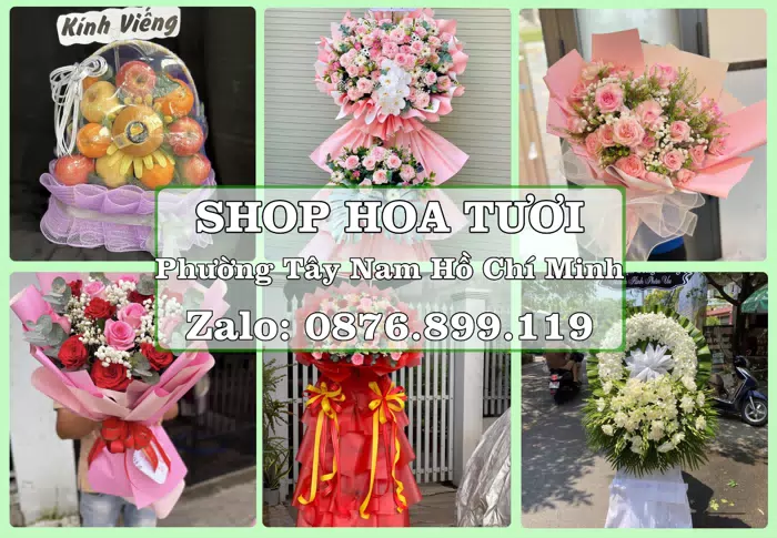 Shop hoa tươi tại Phường Tây Nam Hồ Chí Minh – Từ bó hoa tặng đến giỏ trái cây biếu · ảnh 1