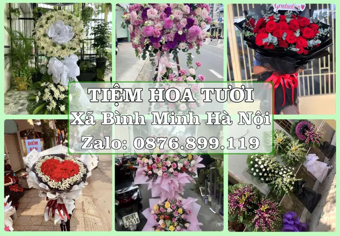 Shop hoa tươi tại Xã Bình Minh Hà Nội – Từ bó hoa tặng đến giỏ trái cây biếu · ảnh 1