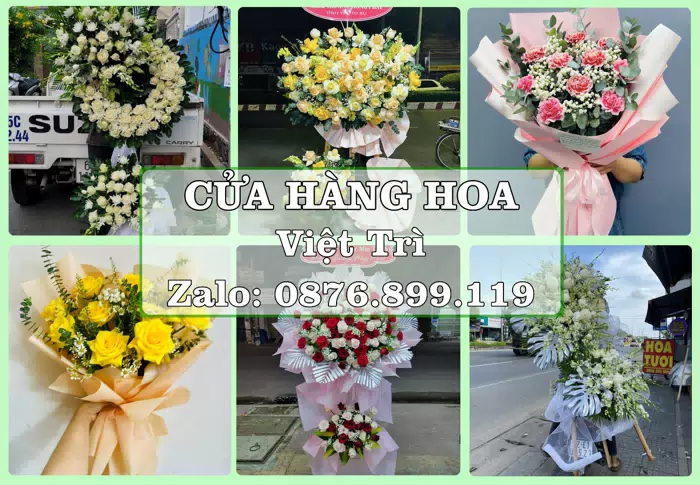 Shop hoa tươi tại Việt Trì – Gửi lời quan tâm bằng hoa và trái cây · ảnh 1