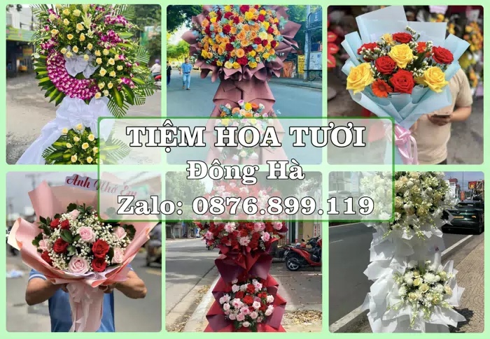 Shop hoa tươi tại Đông Hà – Hoa chúc mừng, quà biếu theo nhu cầu · ảnh 1