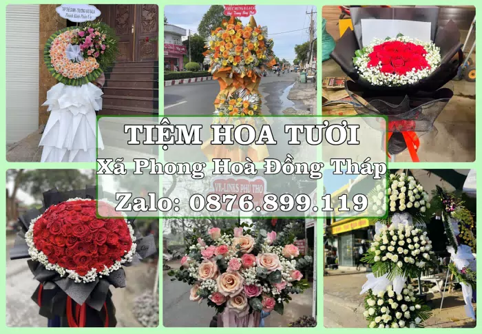 Shop hoa tươi tại Xã Phong Hoà Đồng Tháp – Gửi lời quan tâm bằng hoa và trái cây · ảnh 1