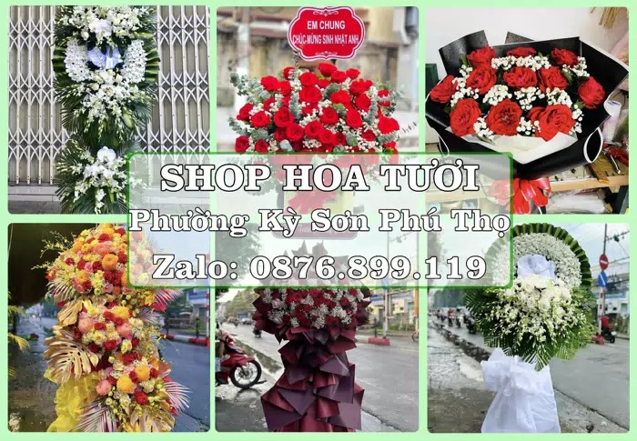 Shop hoa tươi tại Phường Kỳ Sơn Phú Thọ – Gửi lời quan tâm bằng hoa và trái cây · ảnh 1