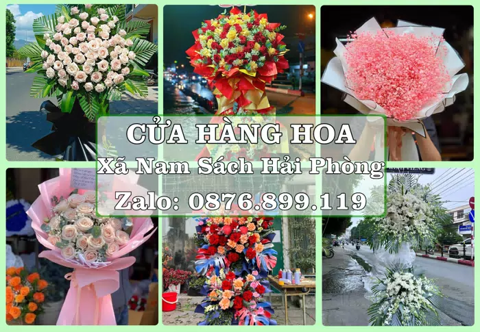 Shop hoa tươi tại Xã Nam Sách Hải Phòng – Từ bó hoa tặng đến giỏ trái cây biếu · ảnh 1