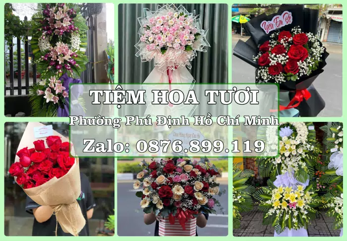 Shop hoa tươi tại Phường Phú Định Hồ Chí Minh – Tư vấn hoa và trái cây theo ngân sách · ảnh 1