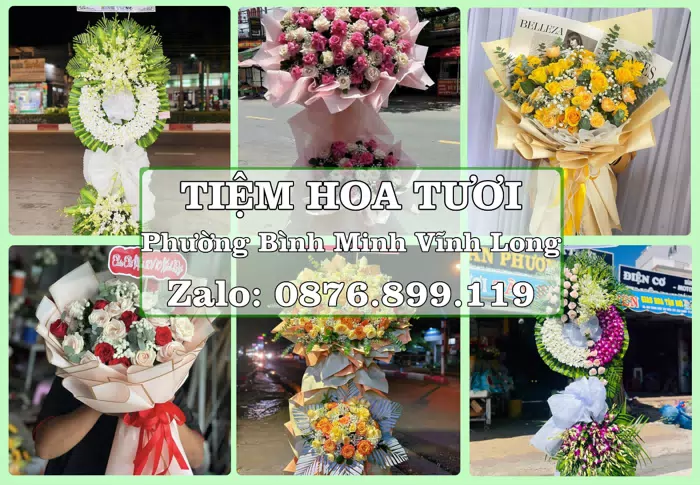 Shop hoa tươi tại Phường Bình Minh Vĩnh Long – Gửi lời quan tâm bằng hoa và trái cây · ảnh 1