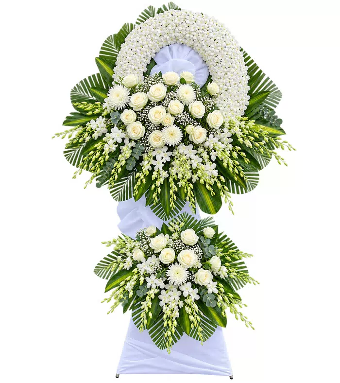 Nghĩa Cũ – kệ hoa phân ưu trắng