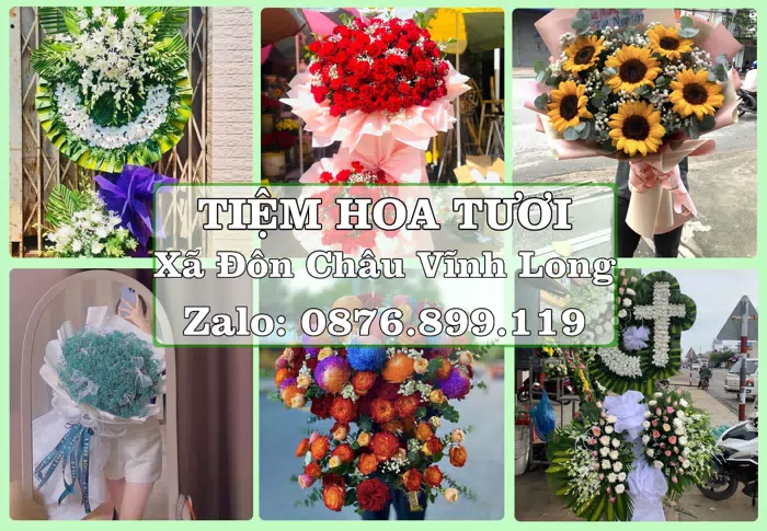 Shop hoa tươi tại Xã Đôn Châu Vĩnh Long – Gửi lời quan tâm bằng hoa và trái cây · ảnh 1