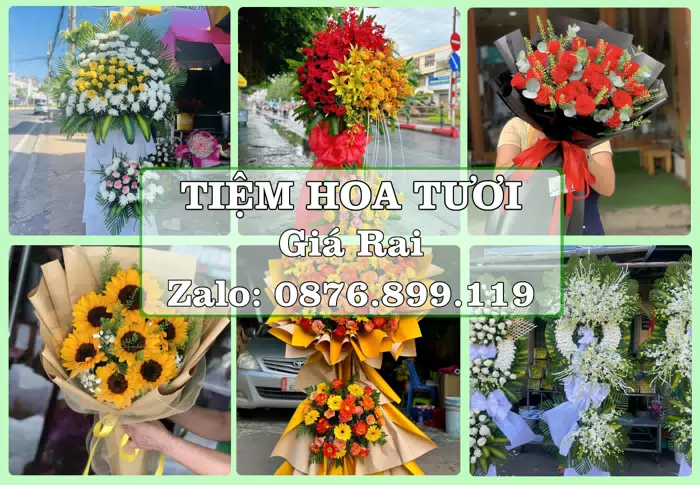 Shop hoa tươi tại Giá Rai – Chọn hoa, chọn giỏ quà thật chu đáo · ảnh 1