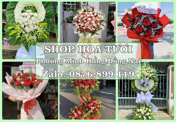 Shop hoa tươi tại Phường Minh Hưng Đồng Nai – Hoa chúc mừng, quà biếu theo nhu cầu · ảnh 1