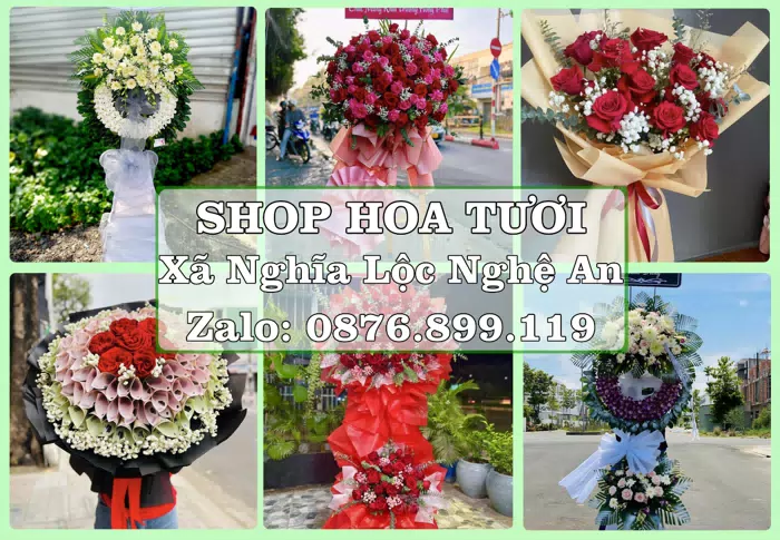 Shop hoa tươi tại Xã Nghĩa Lộc Nghệ An – Từ bó hoa tặng đến giỏ trái cây biếu · ảnh 1