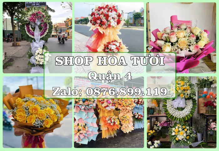 Shop hoa tươi tại Quận 4 – Tìm món quà hợp dịp, hợp người nhận · ảnh 1