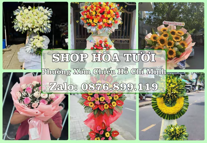 Shop hoa tươi tại Phường Xóm Chiếu Hồ Chí Minh – Hoa chúc mừng, quà biếu theo nhu cầu · ảnh 1