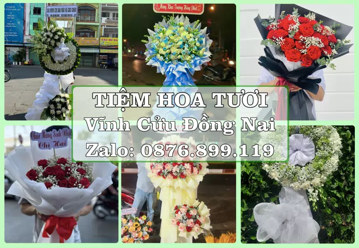 Shop hoa tươi tại Vĩnh Cửu Đồng Nai – Gửi lời quan tâm bằng hoa và trái cây · ảnh 1