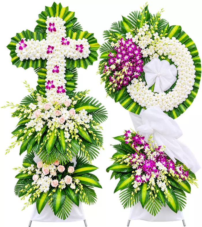 Lời Cuối – kệ hoa phân ưu trắng tím · 1409