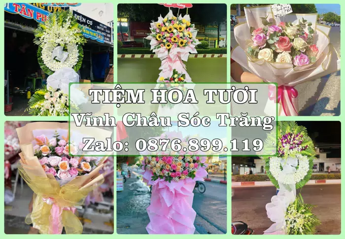 Shop hoa tươi tại Vĩnh Châu Sóc Trăng – Hoa chúc mừng, quà biếu theo nhu cầu · ảnh 1