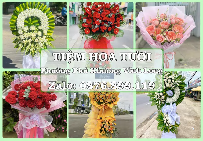 Shop hoa tươi tại Phường Phú Khương Vĩnh Long – Gửi lời quan tâm bằng hoa và trái cây · ảnh 1