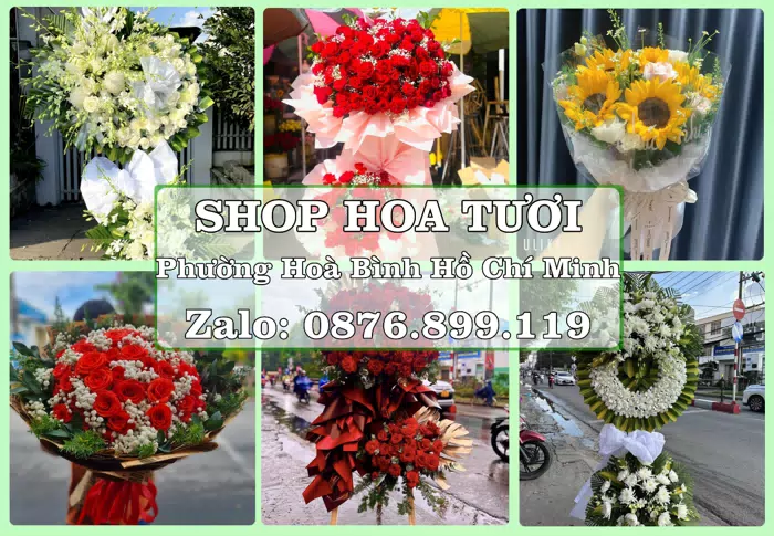 Shop hoa tươi tại Phường Hoà Bình Hồ Chí Minh – Hoa chúc mừng, quà biếu theo nhu cầu · ảnh 1