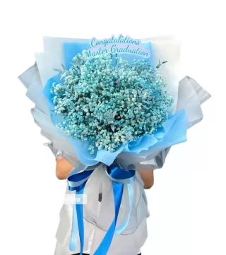 Hoa Và Bạn – bó hoa baby gam xanh