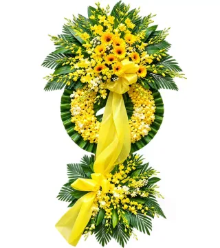 Thành Kính – kệ hoa phân ưu hướng dương vàng