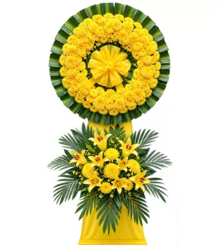 Nghĩa Ân – kệ hoa phân ưu vàng · 1331