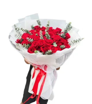 Dịu Ngọt – bó hoa hồng đỏ
