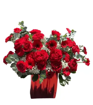 Nắng Dịu – hộp hoa hồng