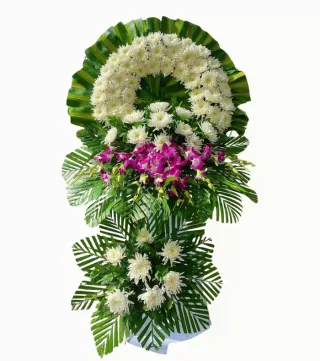 Lời Cuối – kệ hoa phân ưu trắng tím · 0353