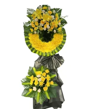 Mãi Nhớ – kệ hoa phân ưu vàng cam