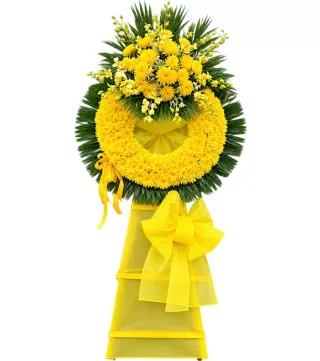 Hoài Niệm – vòng hoa phân ưu vàng
