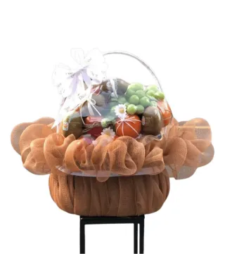 Quà Tâm Giao – giỏ quà trái cây nho xanh