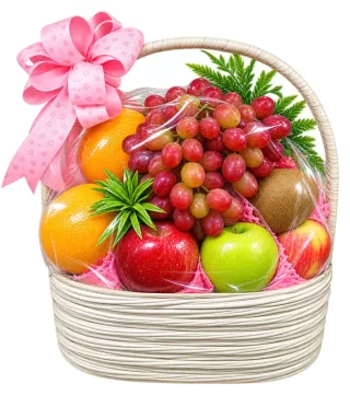 Tâm Ý – giỏ quà trái cây nho đỏ