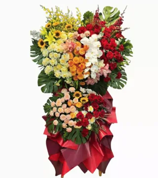 Chúc Thành Công – kệ hoa chúc mừng khai trương