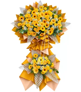 Đón Lộc – kệ hoa chúc mừng hướng dương hai tầng
