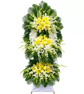 Mãi Nhớ – kệ hoa phân ưu ly vàng
